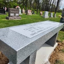 Bench Shaped Headstones