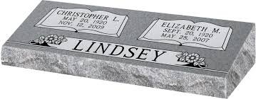 Bevel Shaped Headstone